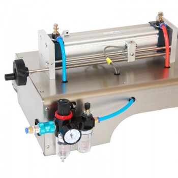 LSSL-1000 Llenadora Dosificadora Volumétrica Neumática Semi-Automática por Succión de Piston de Semi-Líquidos [Rango: 80-1000ml]