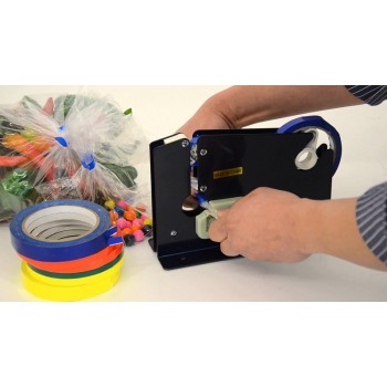 PCB-A Precintadora Cierra Bolsas con Cinta Adhesiva  / Acero Pintado Azul
