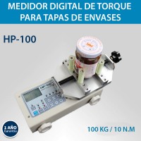 HP-100B Medidor Digital de Torque para Tapa de Envases / Medición en CIERRE o CERRADO / Rango: 0.5-100KG / 0.05-10 N.M / Nuevo Diseño